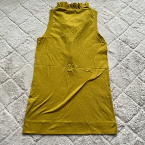 J.Crew | Victoria Ruffle Tissue Cami "Spicy Olive" | Size Small - Picture 2 of 8